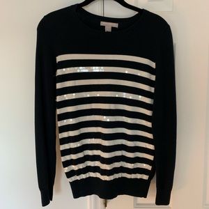 3 for $20 / Banana Republic Navy Sequin Sweater